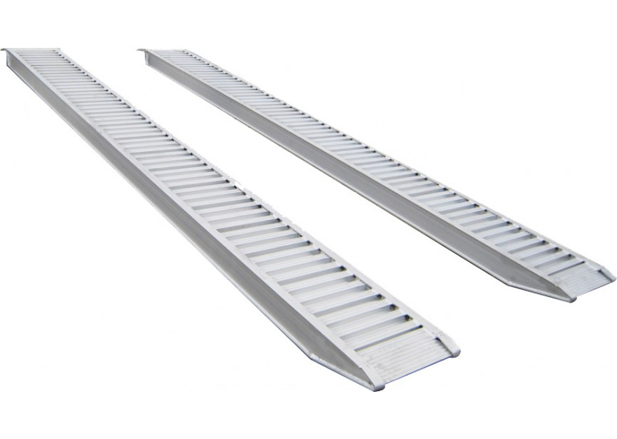 Oprijramp rampen per set 2,4 meter alminium 3,5ton